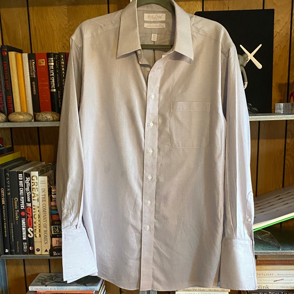 Roundtree & Yorke Gold Label No iron Cufflink Dress Shirt
